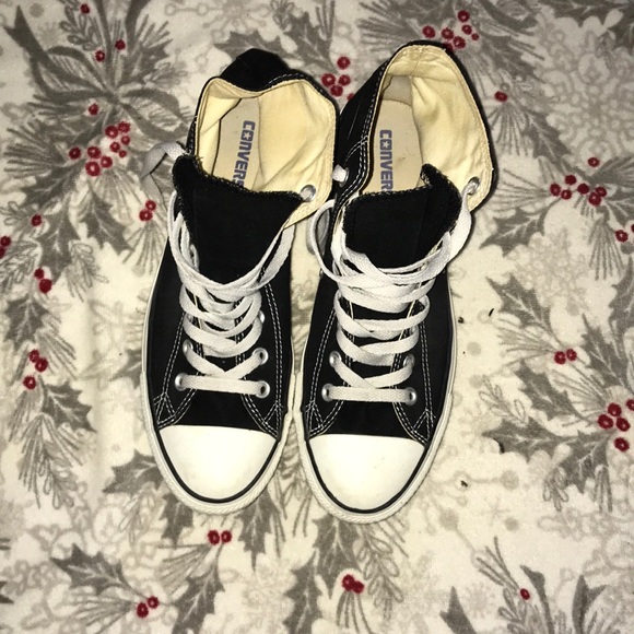 COPY - All star Hi black converse - Picture 1 of 4